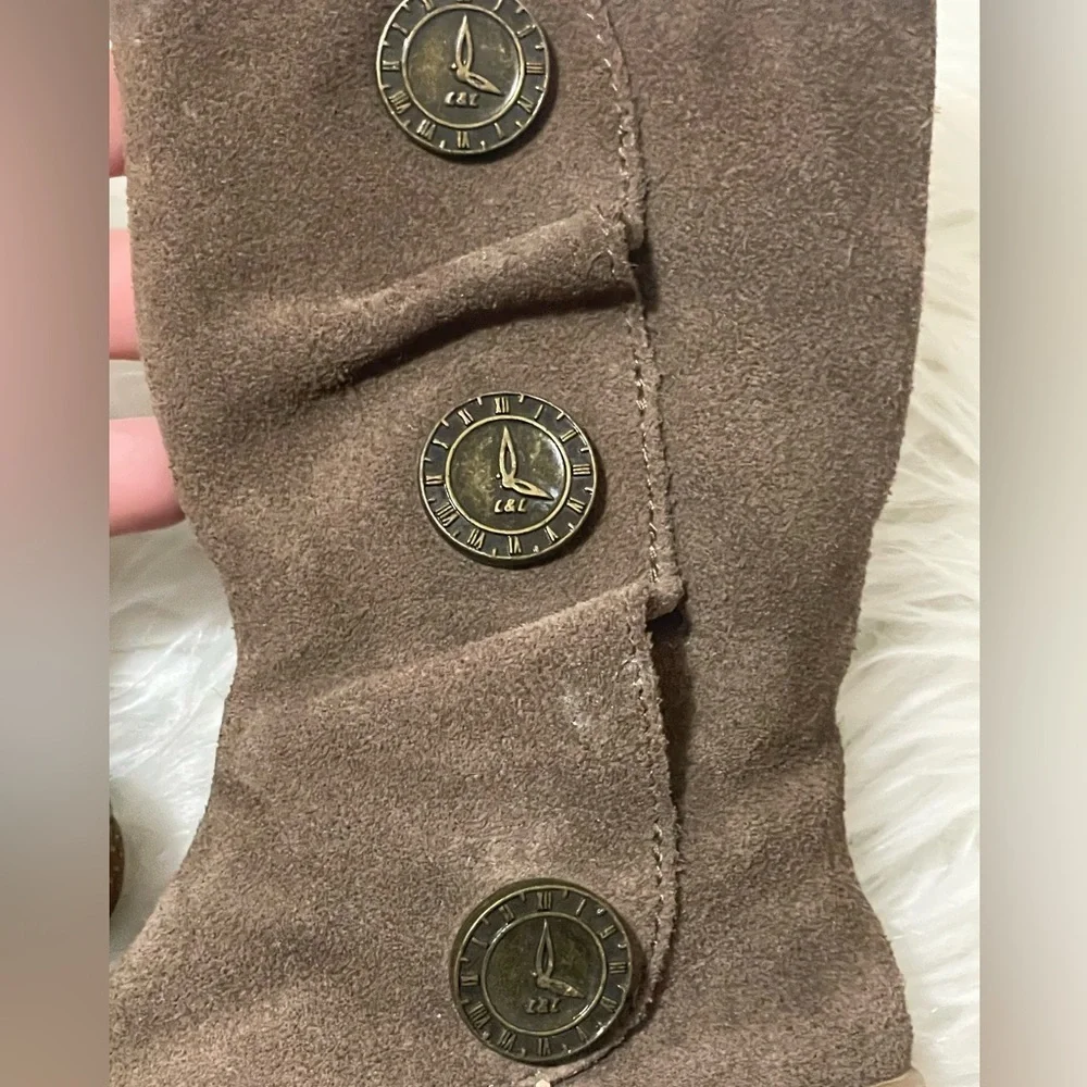 Livie & Luca taupe tiempo Boots size 7